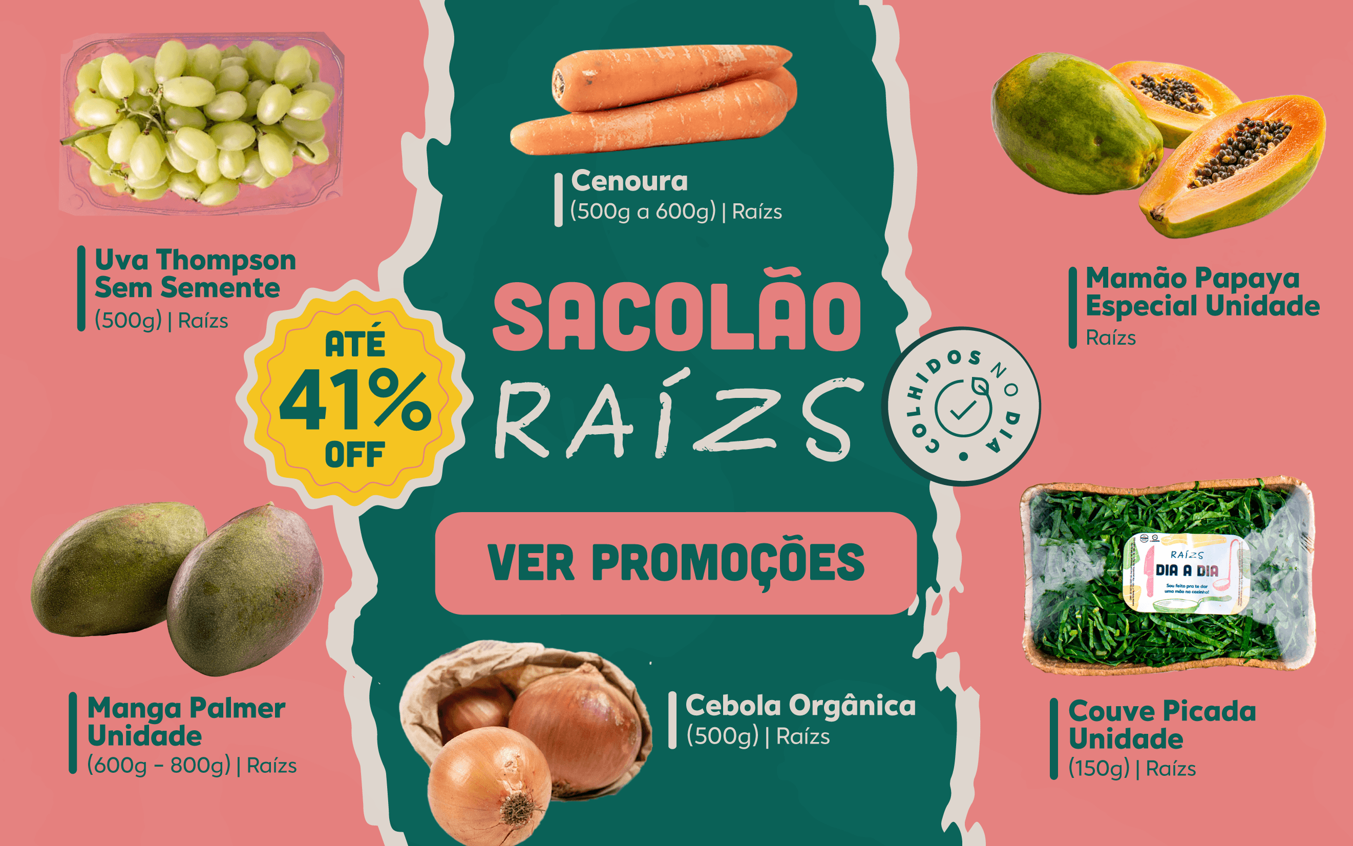 BANNER PRINCIPAL 1: SACOLÃO PREMIUM RAÍZS